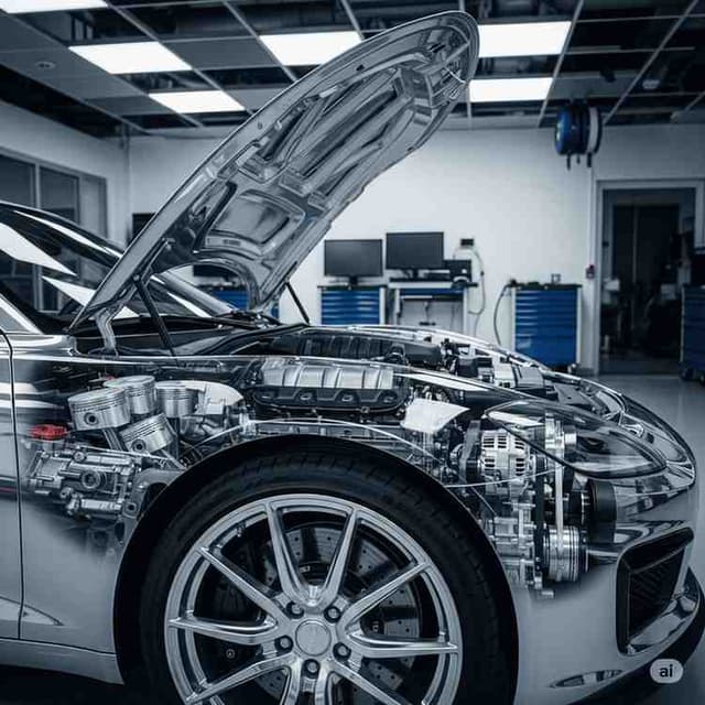 Aluminum in automotive parts