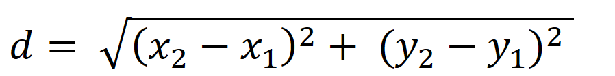 Distance Formula